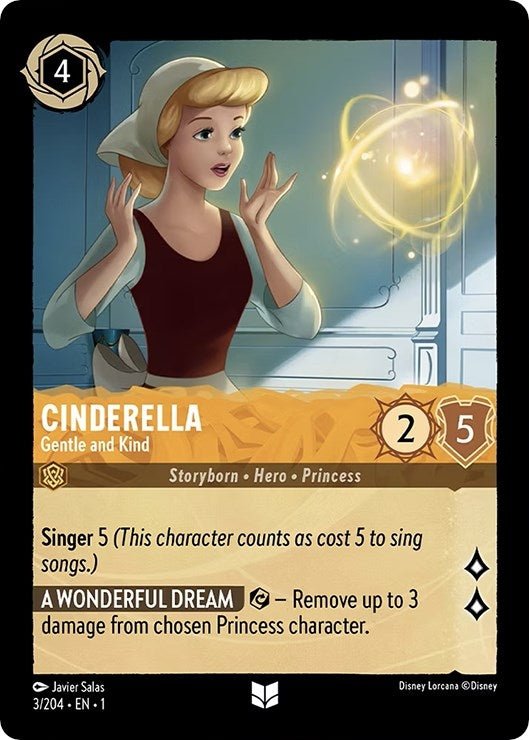 Disney Lorcana - Cinderella - Gentle and Kind (3/204) (The First Chapter)