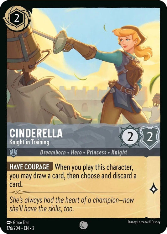 Disney Lorcana - Cinderella - Knight in Training (176/204) (Rise of the Floodborn)