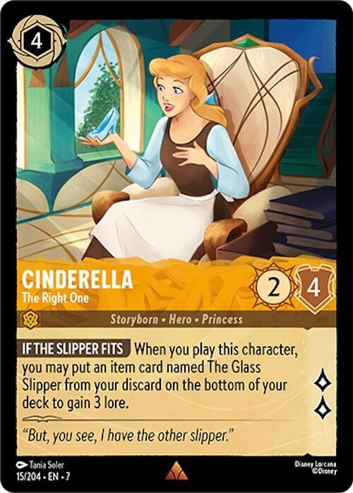 Disney Lorcana - Cinderella - The Right One (15/204) (Archazia's Island)