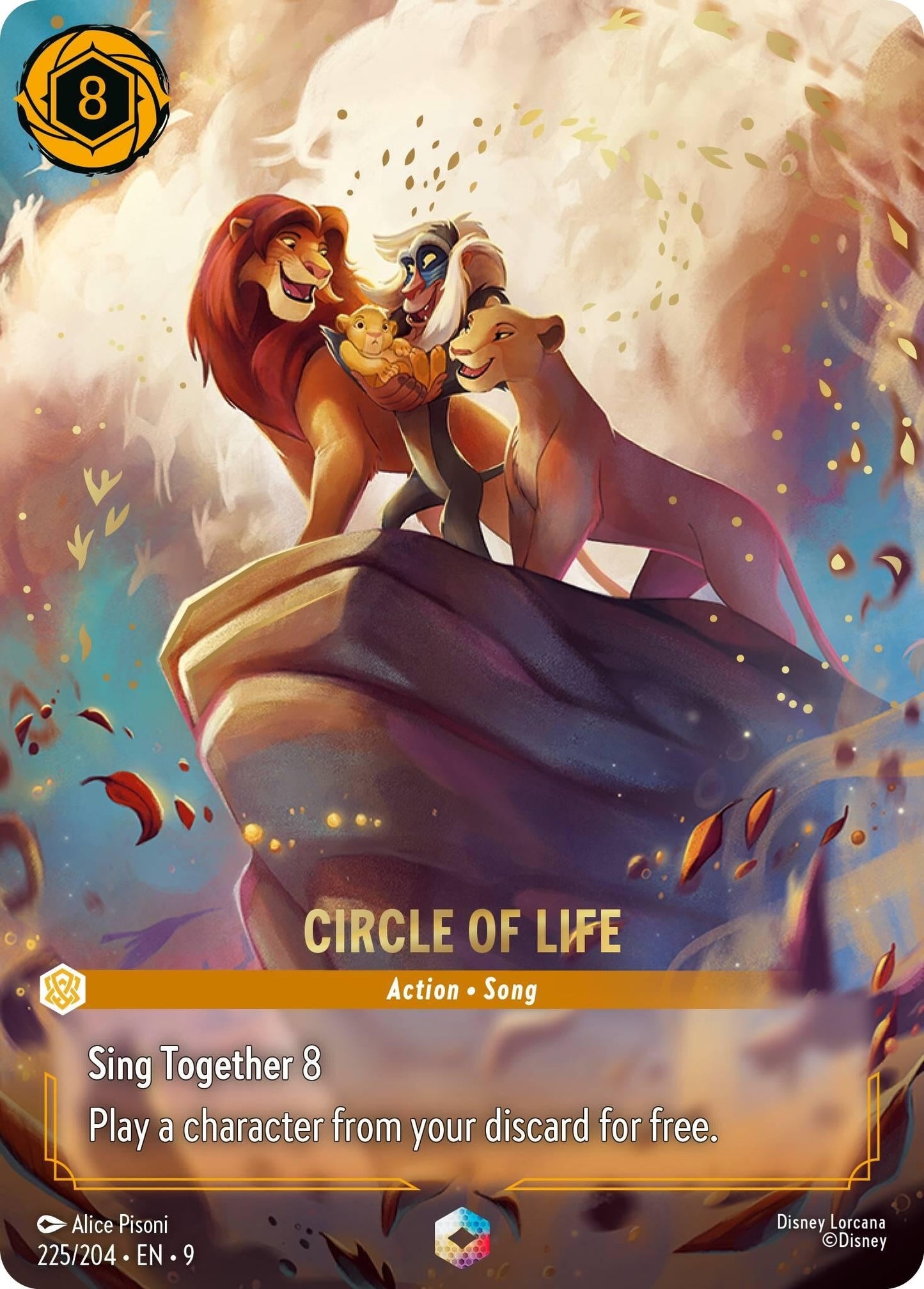 Disney Lorcana - Circle of Life (Enchanted) (225/204) (Fabled)