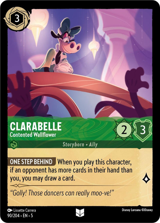 Disney Lorcana - Clarabelle - Contented Wallflower (90/204) (Shimmering Skies)
