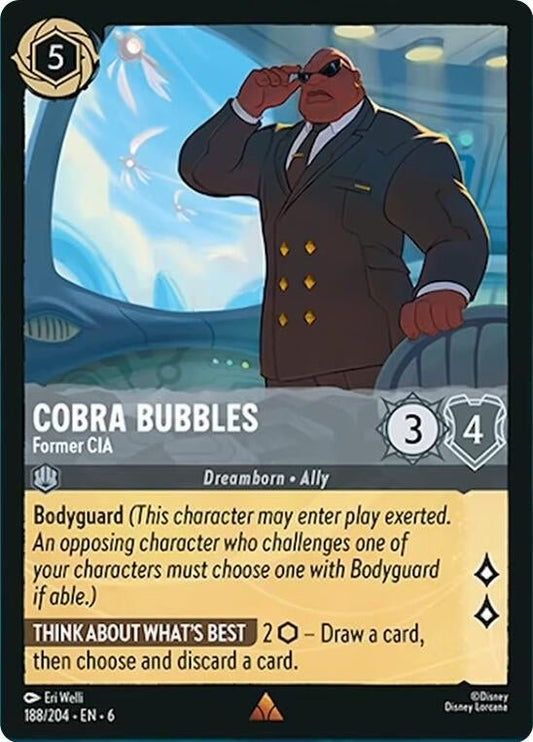 Disney Lorcana - Cobra Bubbles - Former CIA (188/204) (Azurite Sea)