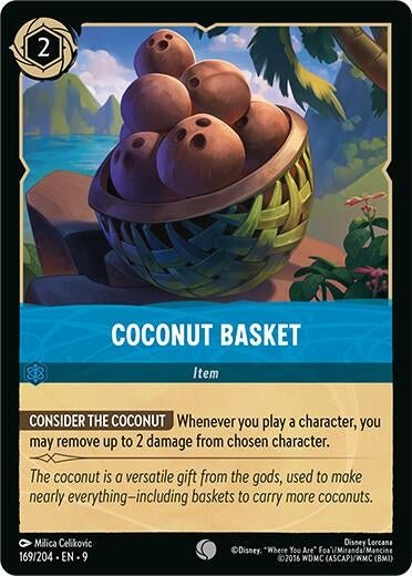 Disney Lorcana - Coconut Basket (169/204) (Fabled)