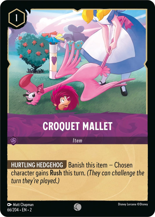 Disney Lorcana - Croquet Mallet (66/204) (Rise of the Floodborn)