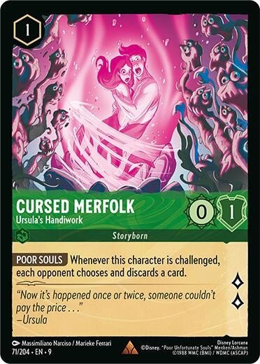 Disney Lorcana - Cursed Merfolk - Ursula's Handiwork (71/204) (Fabled)