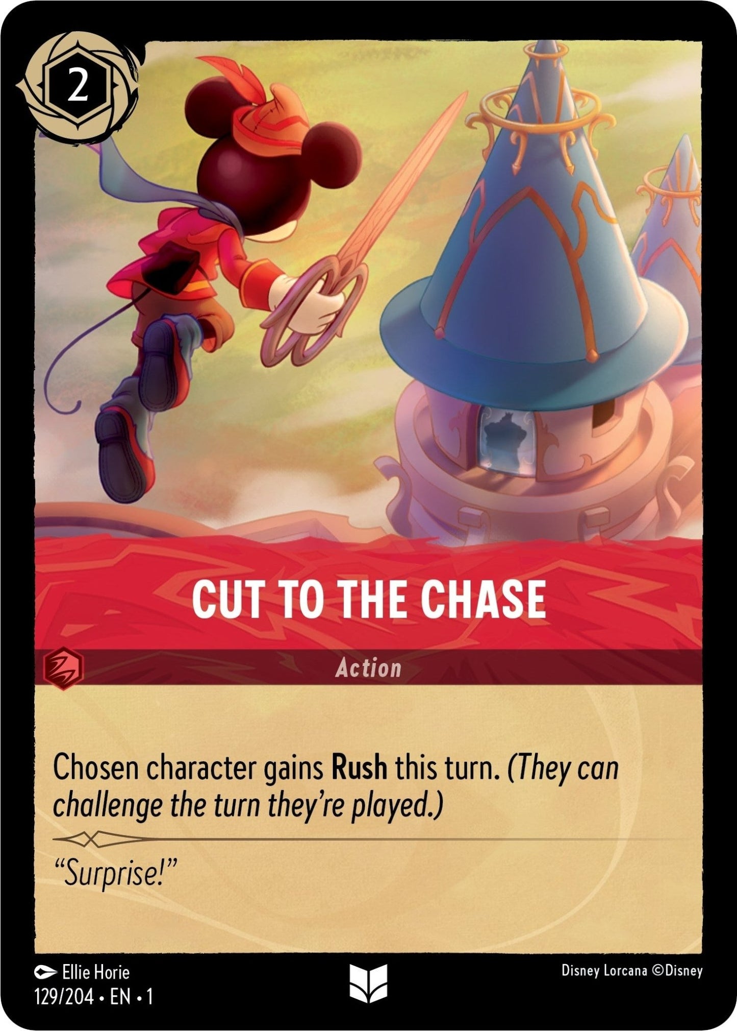 Disney Lorcana - Cut to the Chase (129/204) (The First Chapter)