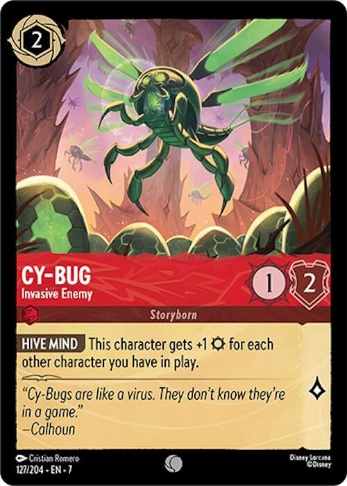 Disney Lorcana - Cy - Bug - Invasive Enemy (127/204) (Archazia's Island)