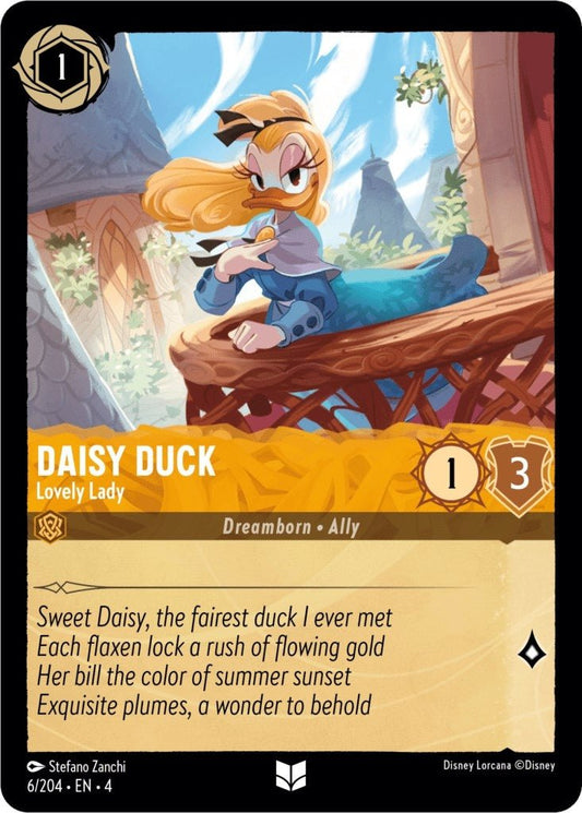 Disney Lorcana - Daisy Duck - Lovely Lady (6/204) (Ursula's Return)