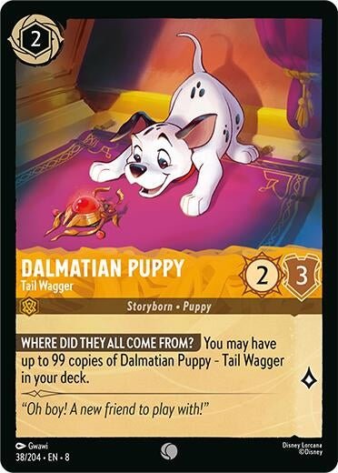Disney Lorcana - Dalmatian Puppy - Tail Wagger (38/204) (Reign of Jafar)