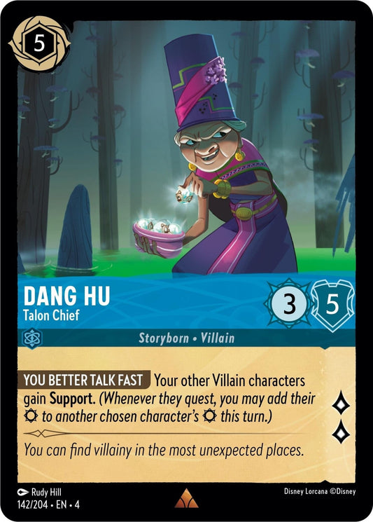 Disney Lorcana - Dang Hu - Talon Chief (142/204) (Ursula's Return)