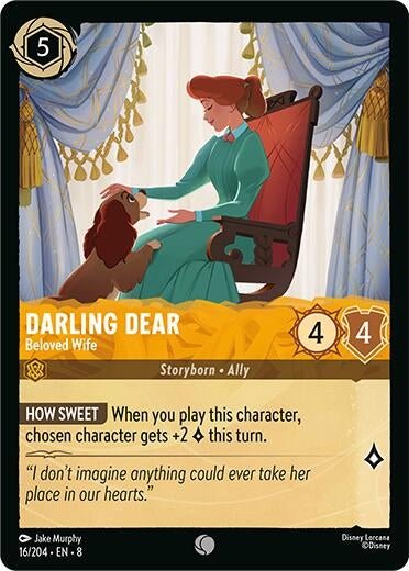 Disney Lorcana - Darling Dear - Beloved Wife (16/204) (Reign of Jafar)