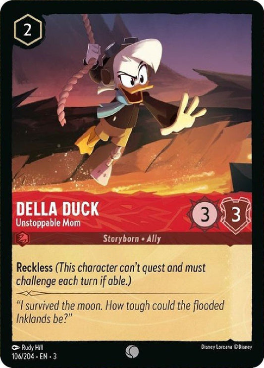 Disney Lorcana - Della Duck - Unstoppable Mom (106/204) (Into the Inklands)