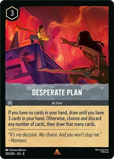 Disney Lorcana - Desperate Plan (201/204) (Reign of Jafar)