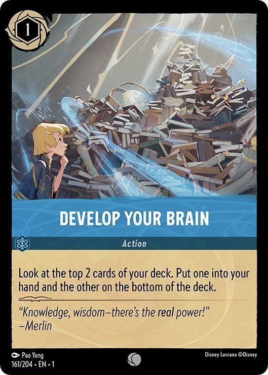 Disney Lorcana - Develop Your Brain (161/204) (The First Chapter)