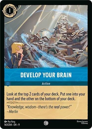Disney Lorcana - Develop Your Brain (163/204) (Fabled)