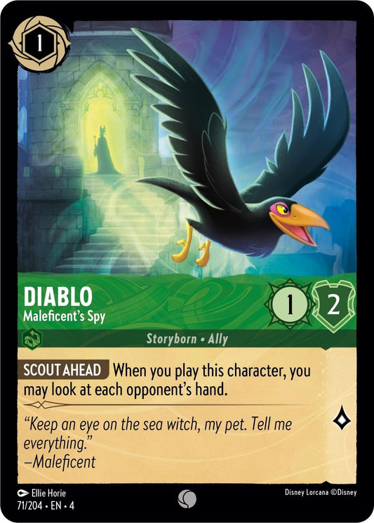 Disney Lorcana - Diablo - Maleficent's Spy (71/204) (Ursula's Return)