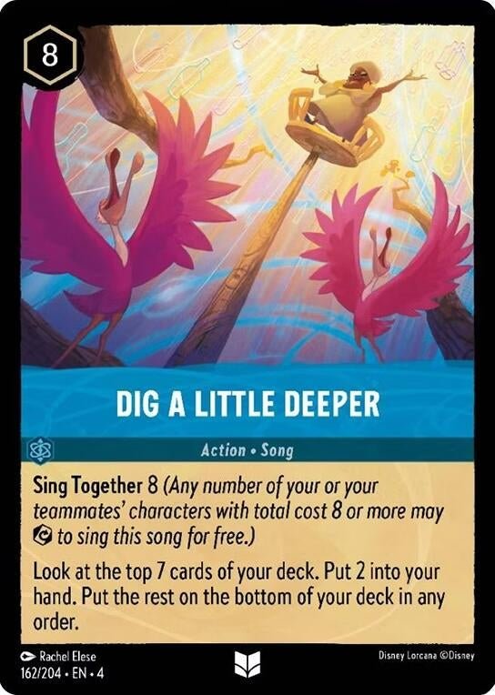 Disney Lorcana - Dig a Little Deeper (162/204) (Ursula's Return)
