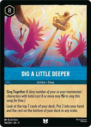 Disney Lorcana - Dig a Little Deeper (166/204) (Fabled)