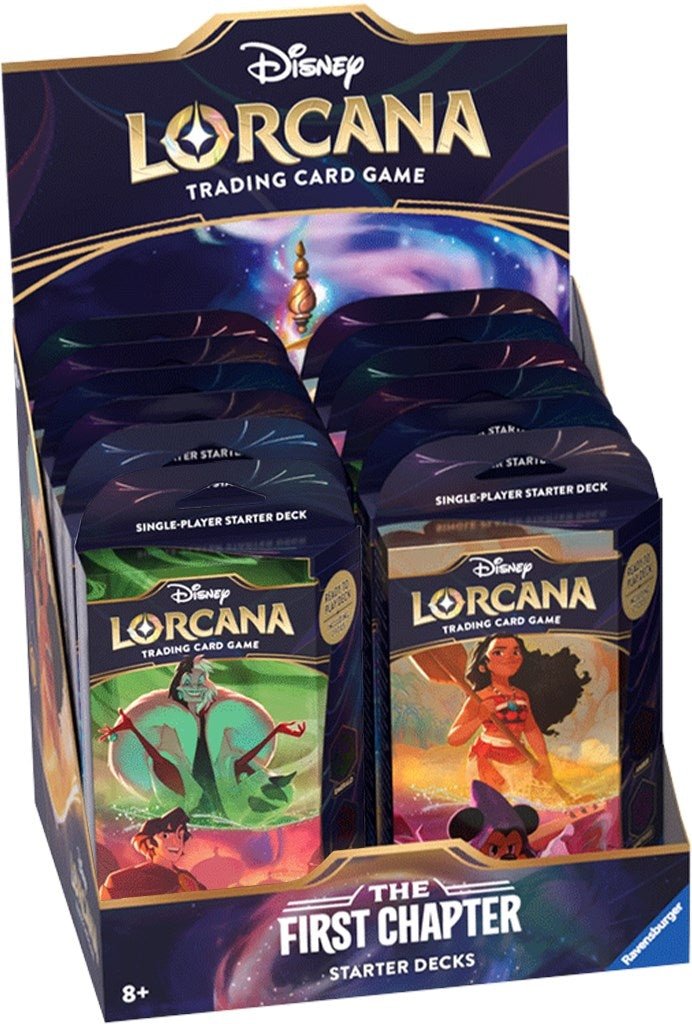 Disney Lorcana: The First Chapter Starter Deck Display by LAB7 Malta, Europe