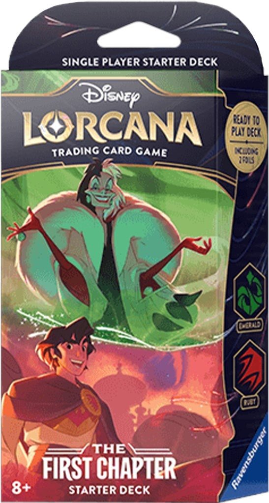 Disney Lorcana: The First Chapter Starter Deck (Emerald & Ruby) by LAB7 Malta, Europe