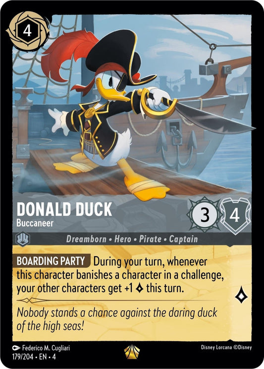 Disney Lorcana - Donald Duck - Buccaneer (179/204) (Ursula's Return)