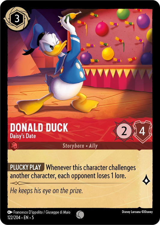 Disney Lorcana - Donald Duck - Daisy's Date (122/204) (Shimmering Skies)