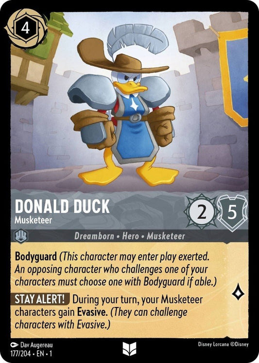 Disney Lorcana - Donald Duck - Musketeer (177/204) (The First Chapter)
