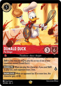 Donald Duck - Pie Slinger (107/204) (Shimmering Skies) by LAB7 Malta, Europe