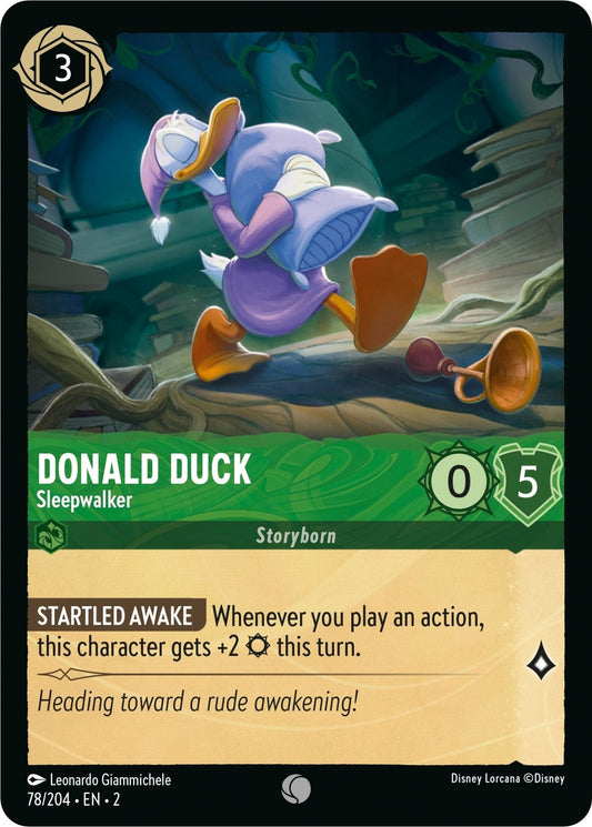 Disney Lorcana - Donald Duck - Sleepwalker (78/204) (Rise of the Floodborn)