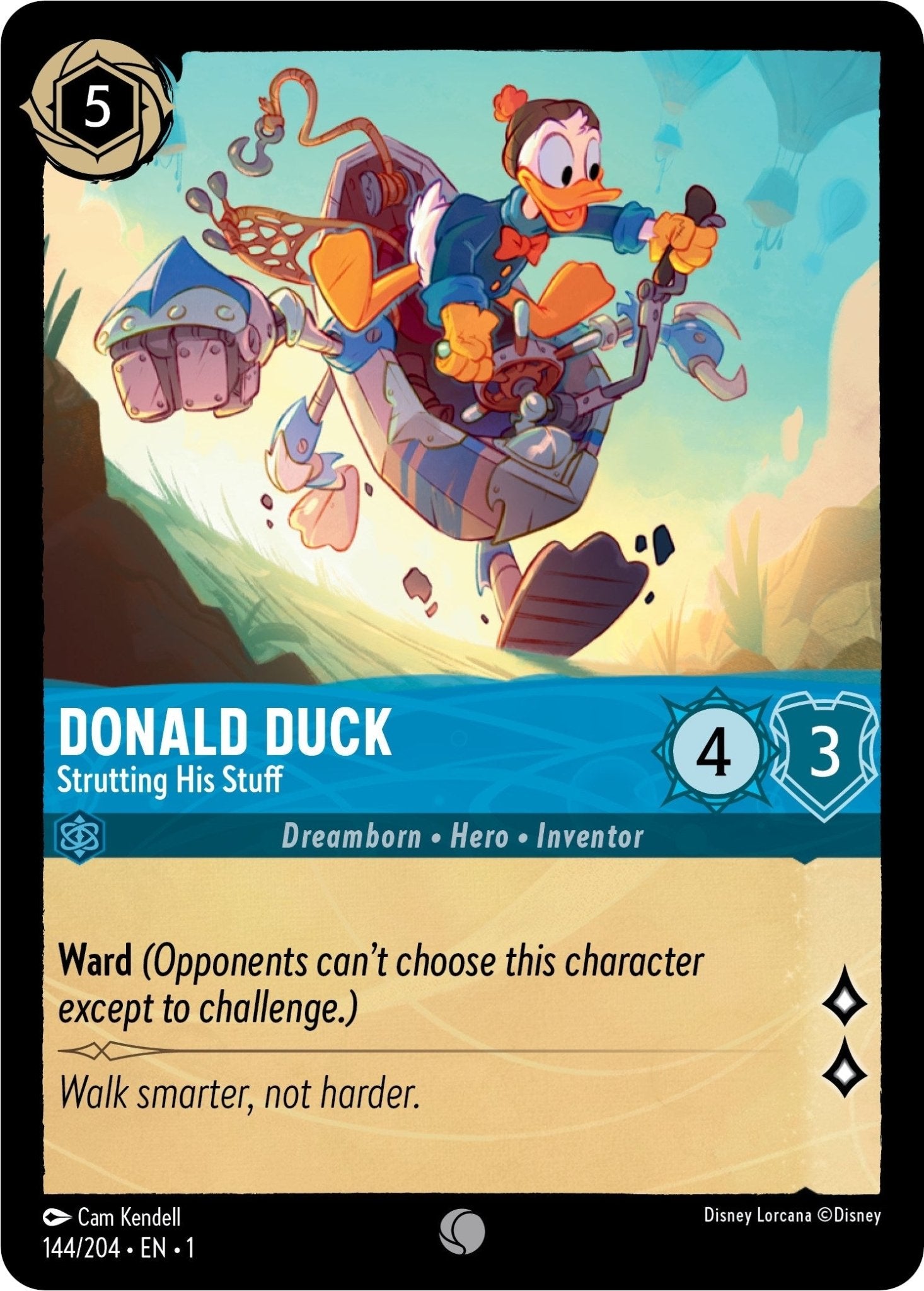 Disney Lorcana - Donald Duck - Strutting His Stuff (144/204) (The First Chapter)