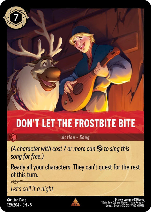 Disney Lorcana - Don't Let the Frostbite Bite (129/204) (Shimmering Skies)