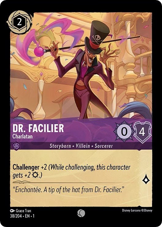 Disney Lorcana - Dr. Facilier - Charlatan (38/204) (The First Chapter)