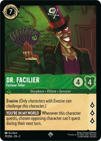 Dr. Facilier - Fortune Teller (79/204) (Rise of the Floodborn) by LAB7 Malta, Europe