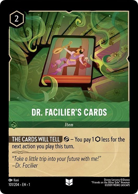 Dr. Facilier's Cards (101/204) (The First Chapter) by LAB7 Malta, Europe