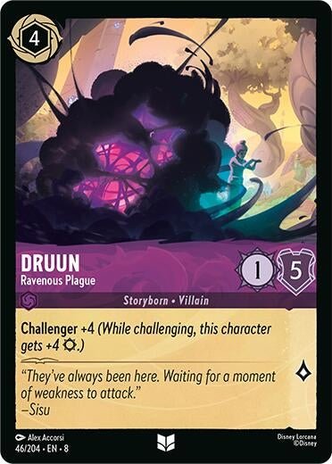 Disney Lorcana - Druun - Ravenous Plague (46/204) (Reign of Jafar)