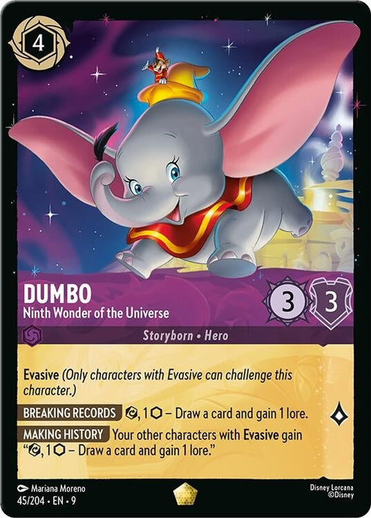 Disney Lorcana - Dumbo - Ninth Wonder of the Universe (45/204) (Fabled)