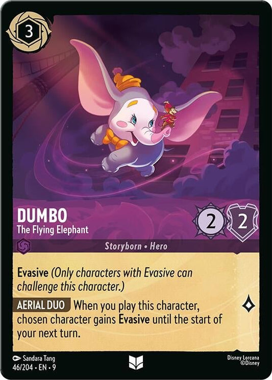 Disney Lorcana - Dumbo - The Flying Elephant (46/204) (Fabled)
