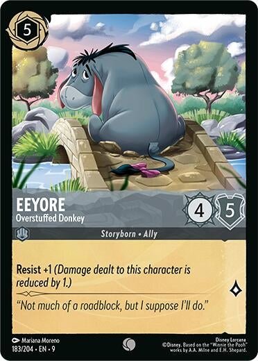 Disney Lorcana - Eeyore - Overstuffed Donkey (183/204) (Fabled)