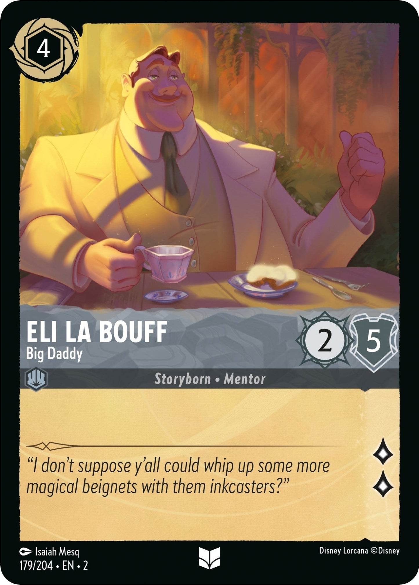 Disney Lorcana - Eli La Bouff - Big Daddy (179/204) (Rise of the Floodborn)