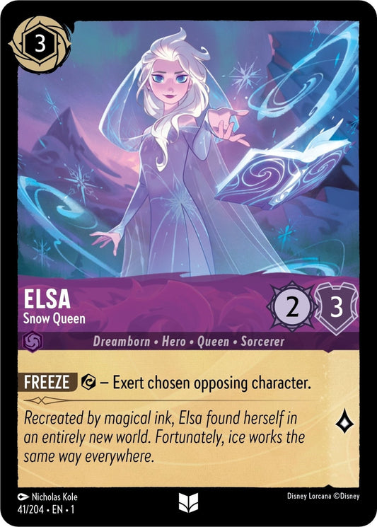 Disney Lorcana - Elsa - Snow Queen (41/204) (The First Chapter)