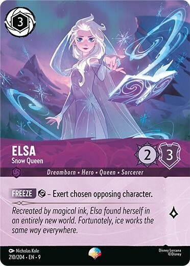 Disney Lorcana - Elsa - Snow Queen (Epic) (210/204) (Fabled)