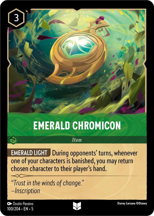 Disney Lorcana - Emerald Chromicon (100/204) (Shimmering Skies)