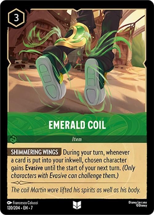 Disney Lorcana - Emerald Coil (120/204) (Archazia's Island)