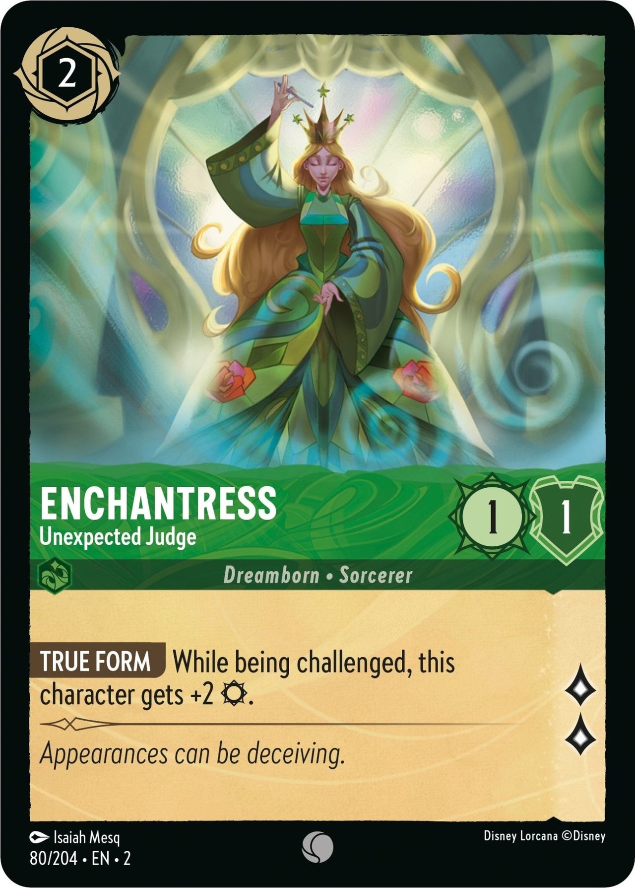Enchantress - Unexpected Judge (80/204) (Rise of the Floodborn) by LAB7 Malta, Europe