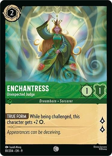 Disney Lorcana - Enchantress - Unexpected Judge (81/204) (Fabled)