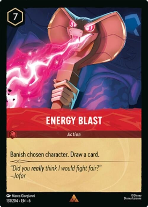 Disney Lorcana - Energy Blast (131/204) (Azurite Sea)