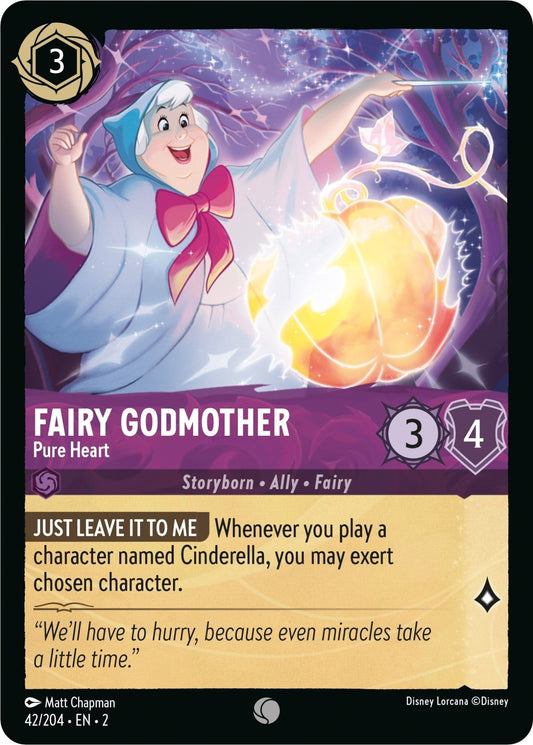 Disney Lorcana - Fairy Godmother - Pure Heart (42/204) (Rise of the Floodborn)