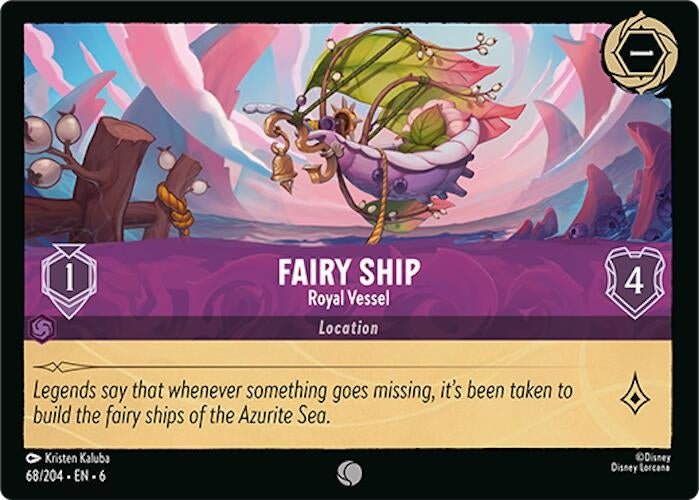 Disney Lorcana - Fairy Ship - Royal Vessel (68/204) (Azurite Sea)