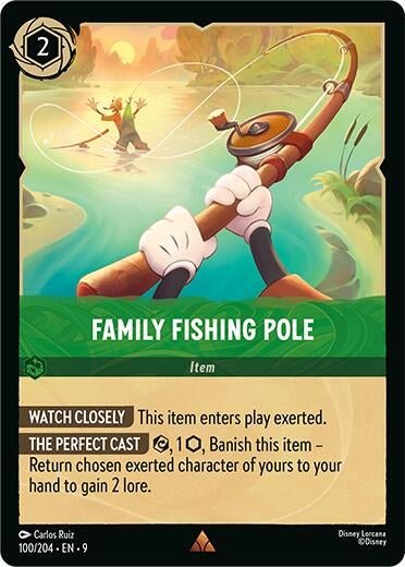Disney Lorcana - Family Fishing Pole (100/204) (Fabled)