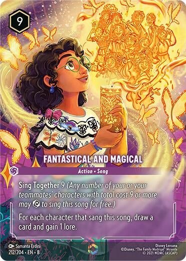 Disney Lorcana - Fantastical and Magical (Enchanted) (212/204) (Reign of Jafar)